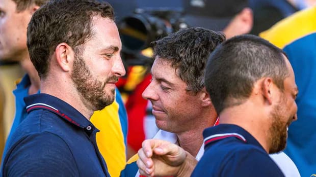 Patrick Cantlay and Rory McIlroy.